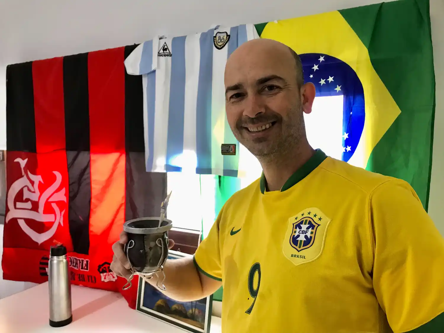 La historia de Renato, del calor de Volta Redonda al frío tandilense