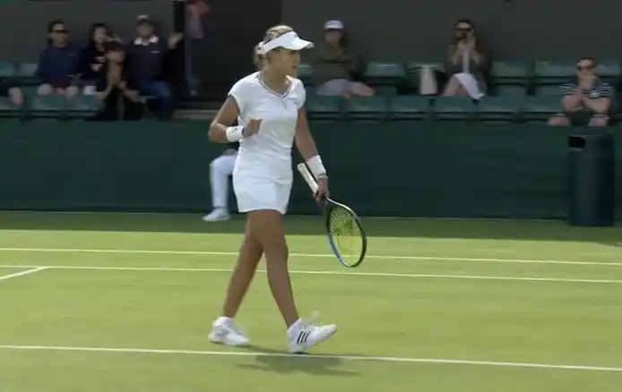 La tandilense Sol Larraya Guidi superó a la japonesa Ichioka y avanzó a las semifinales de Wimbledon