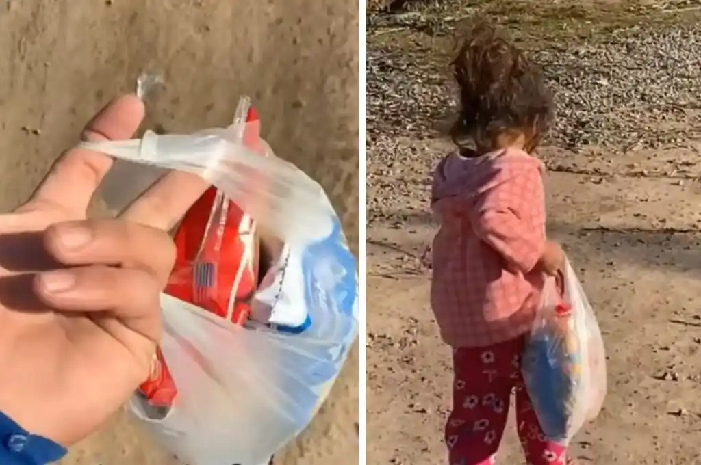 El tierno momento se volvió viral.