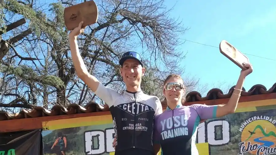 Giorda se subió a lo más alto del podio.