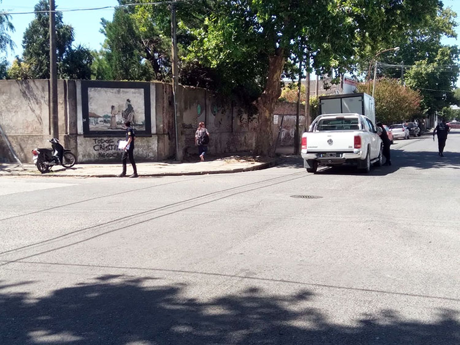 Motociclista lesionado