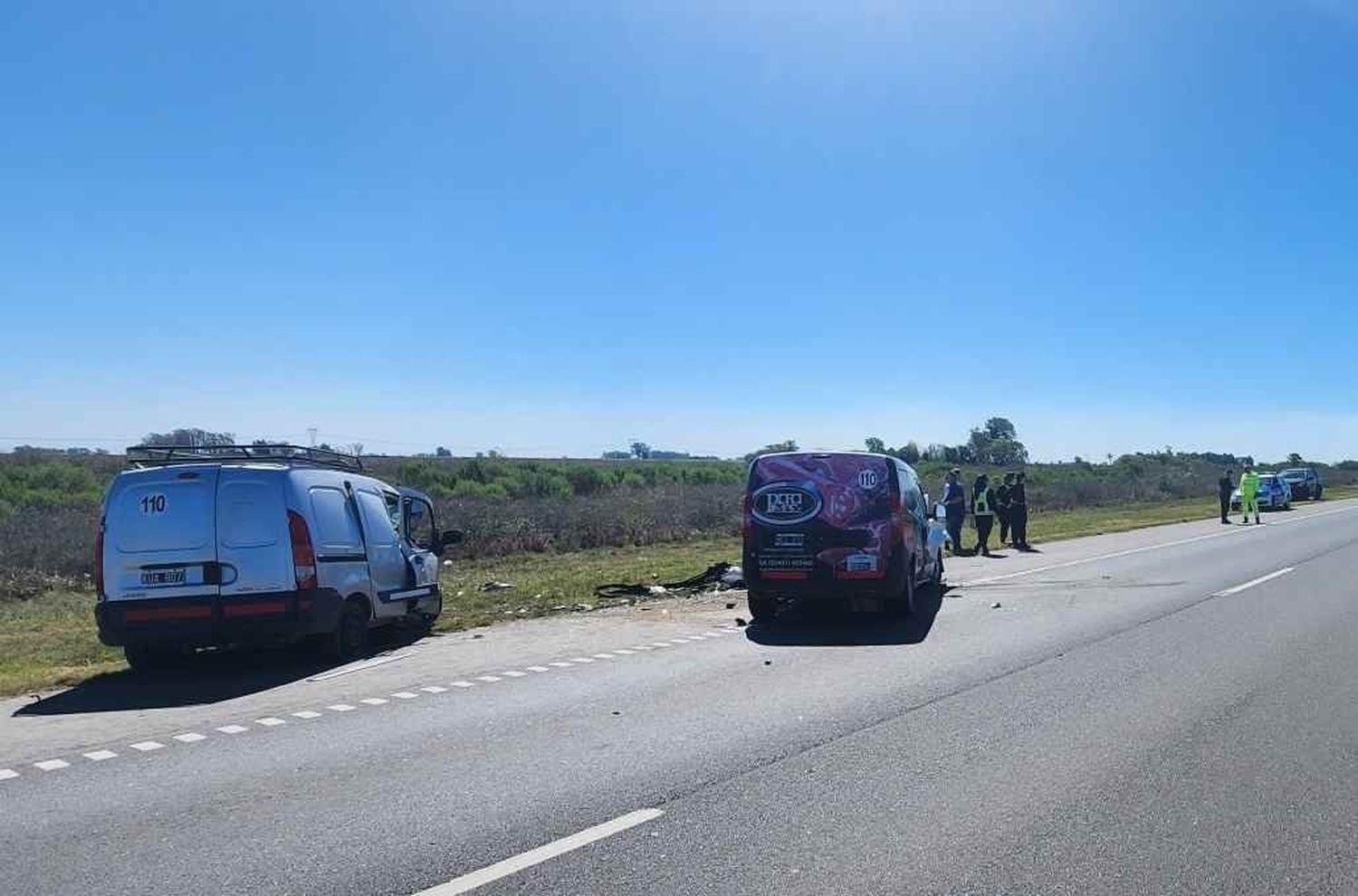 Un siniestro vial fatal tuvo lugar este jueves a la altura del km. 91 de la Autopista Brigadier López.
Foto:Gentileza.