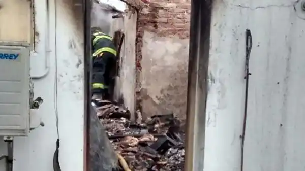 El incendio del Tribunal "fue intencional y busca intimidar"