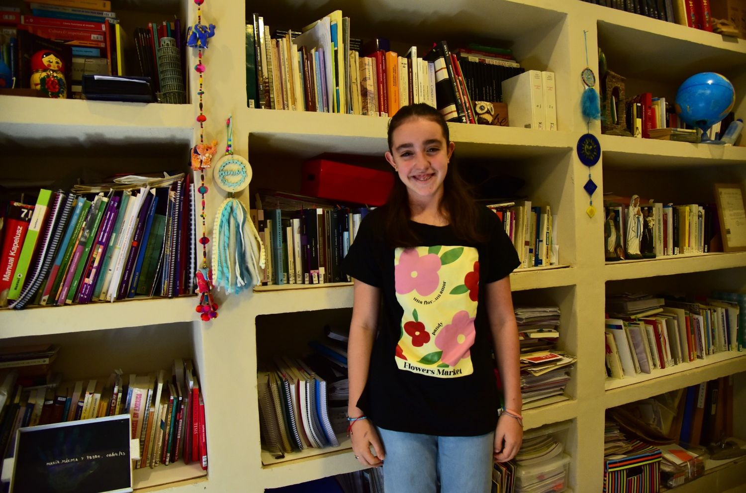 María Reinero, con 11 años, llegó a las instancias decisivas del Mundial de Escritura
