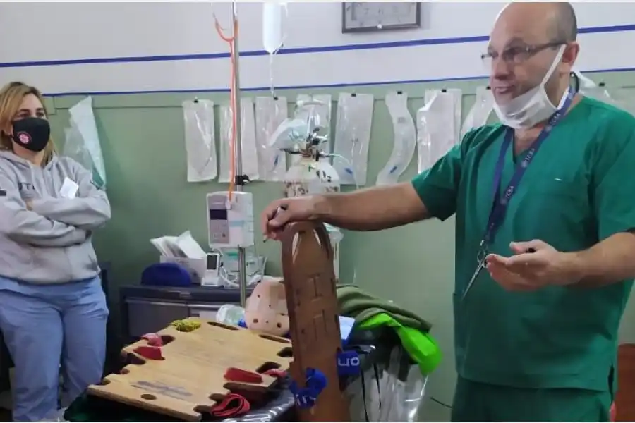 La Guardia Pediátrica del Hospital Gualeguaychú se capacitó en politrauma