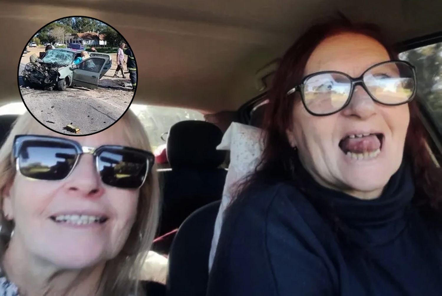 Las hermanas Miriam y Gladys De la Torre murieron en el accidente