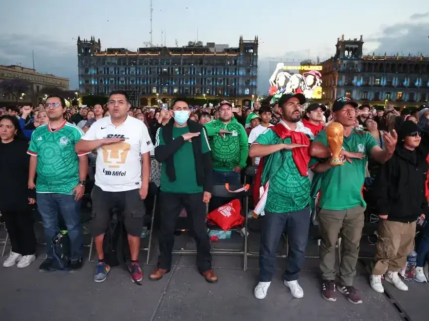 fan fest en el zócalo