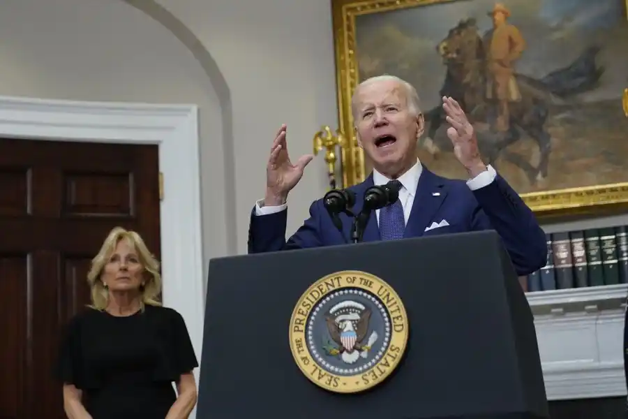 Tras la masacre en Estados Unidos, Biden se pronunció en contra de la tenencia de armas