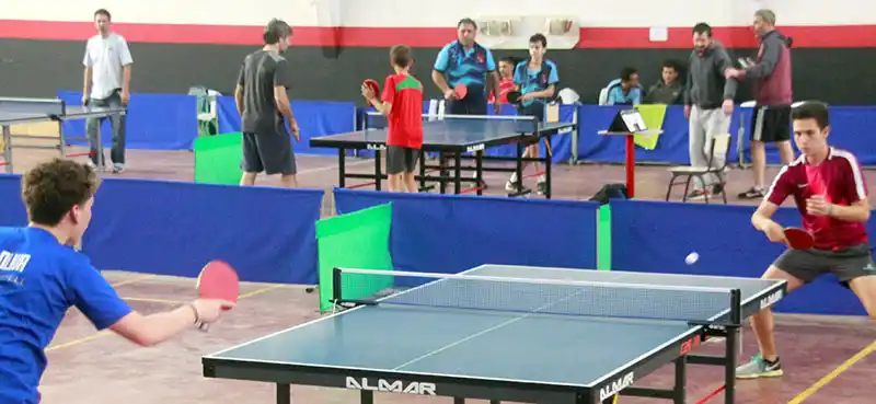 Clínica de tenis de mesa