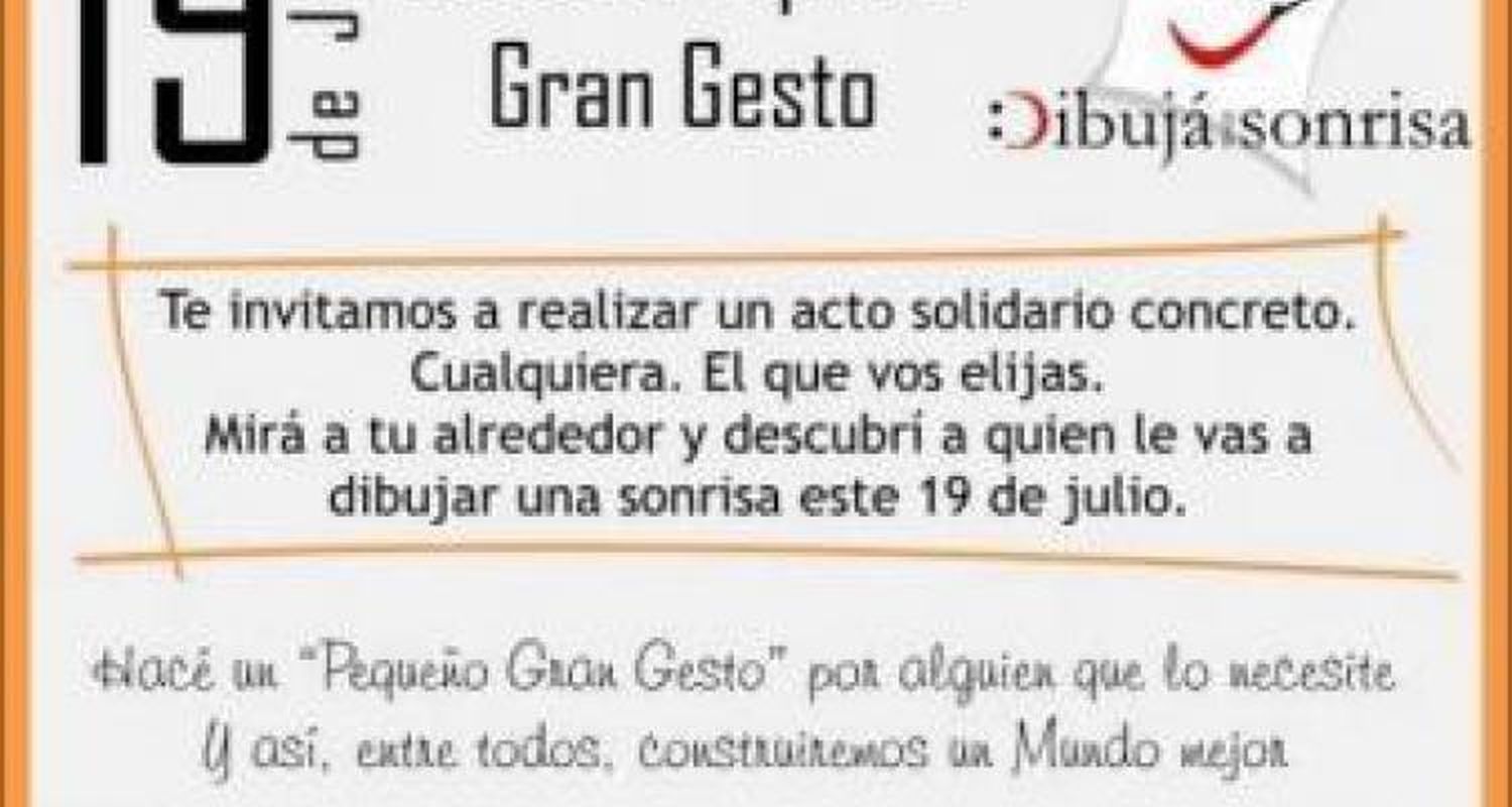 Dibujantes de sonrisas, se necesitan