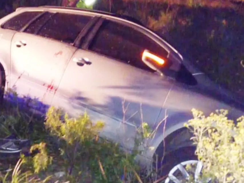 Despiste de automóvil en la Autovía Gervasio Artigas