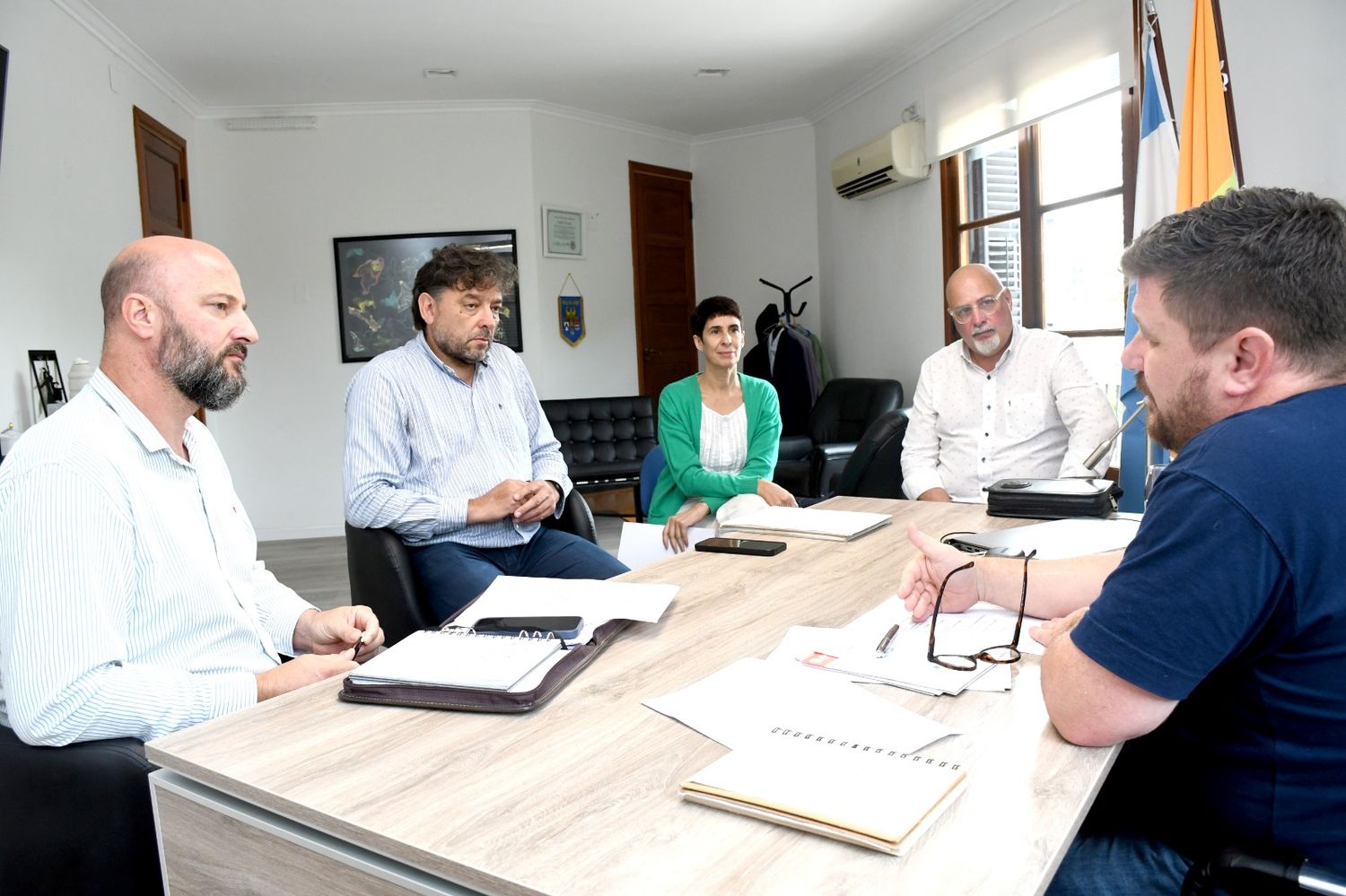 Pablo Pinotti se reunió con representantes del Ministerio de Justicia y Seguridad de Santa Fe