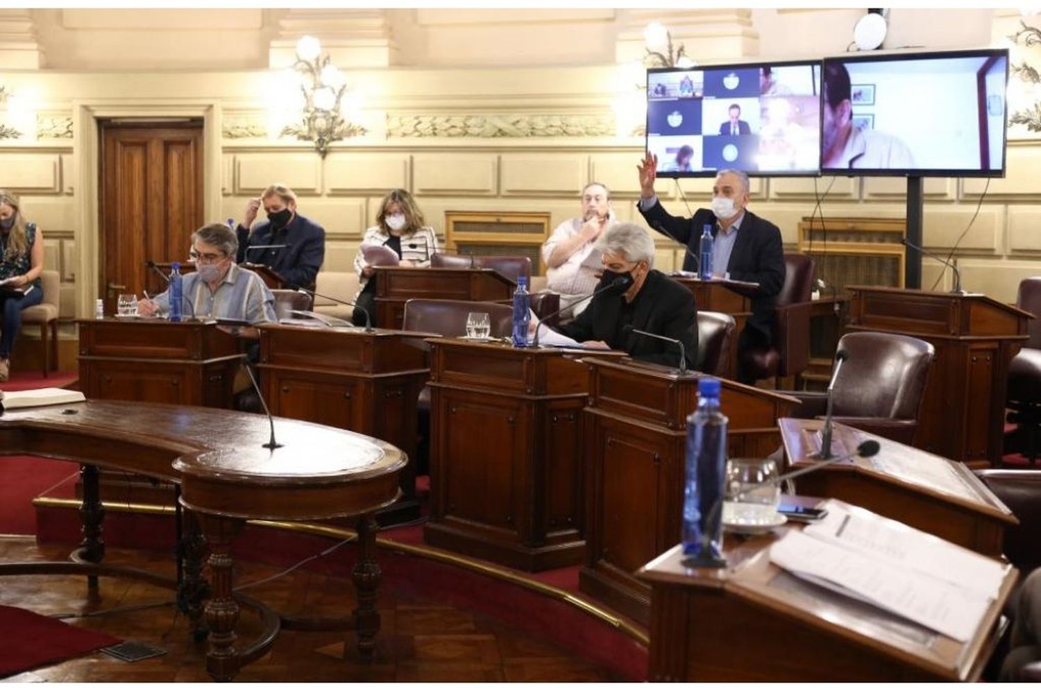 Senadores de Santa Fe reciben a los fiscales del caso Traferri