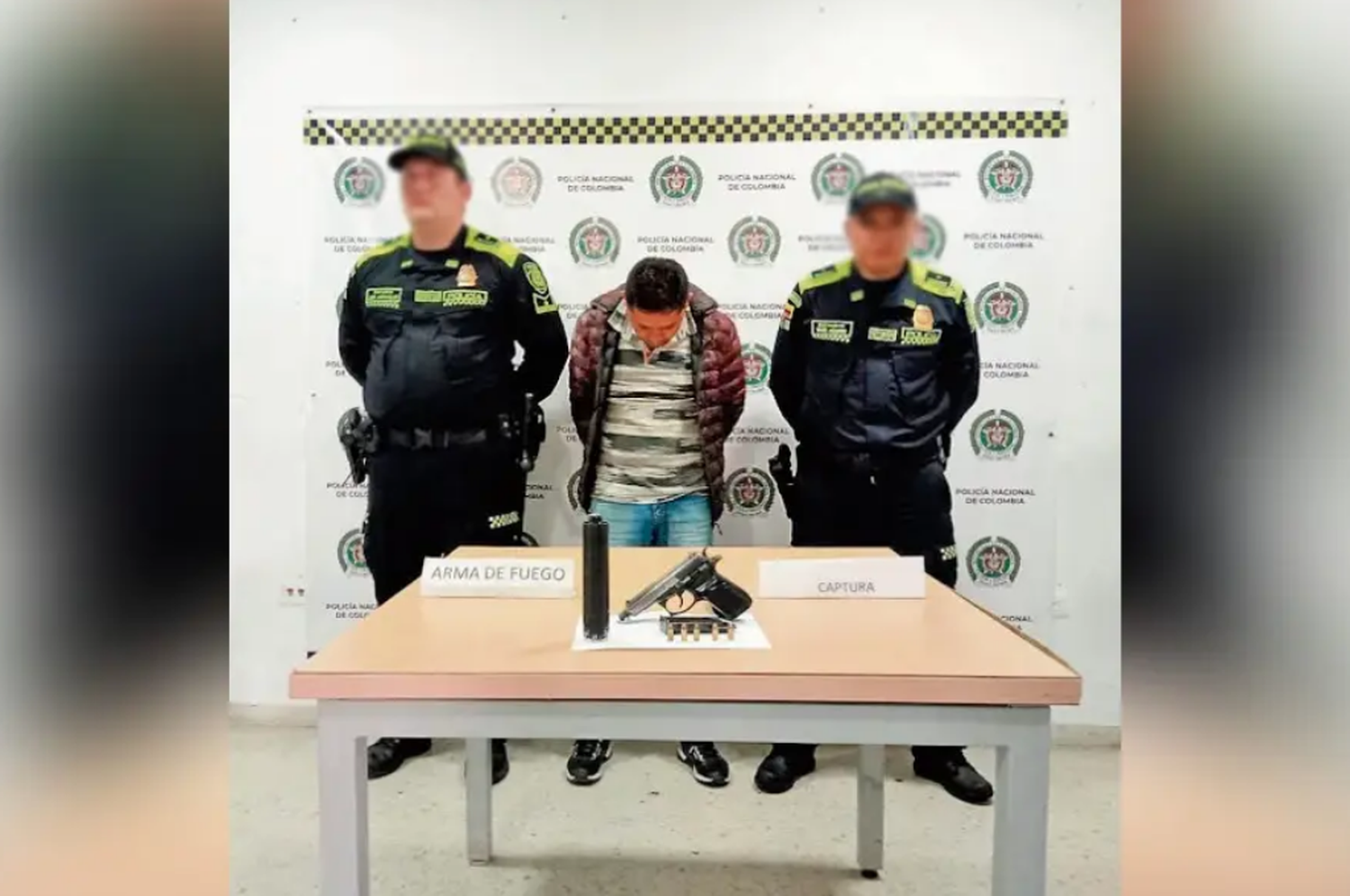 Carlos Arturo Pinzón fue detenido por cargos de falsedad y porte ilegal de armas