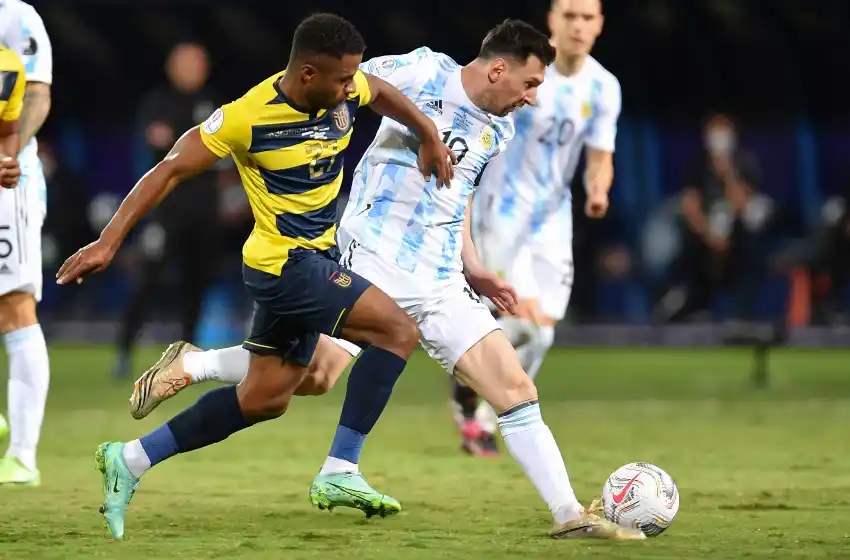 "Messi nos contagia a todos", dijo Nicolás González