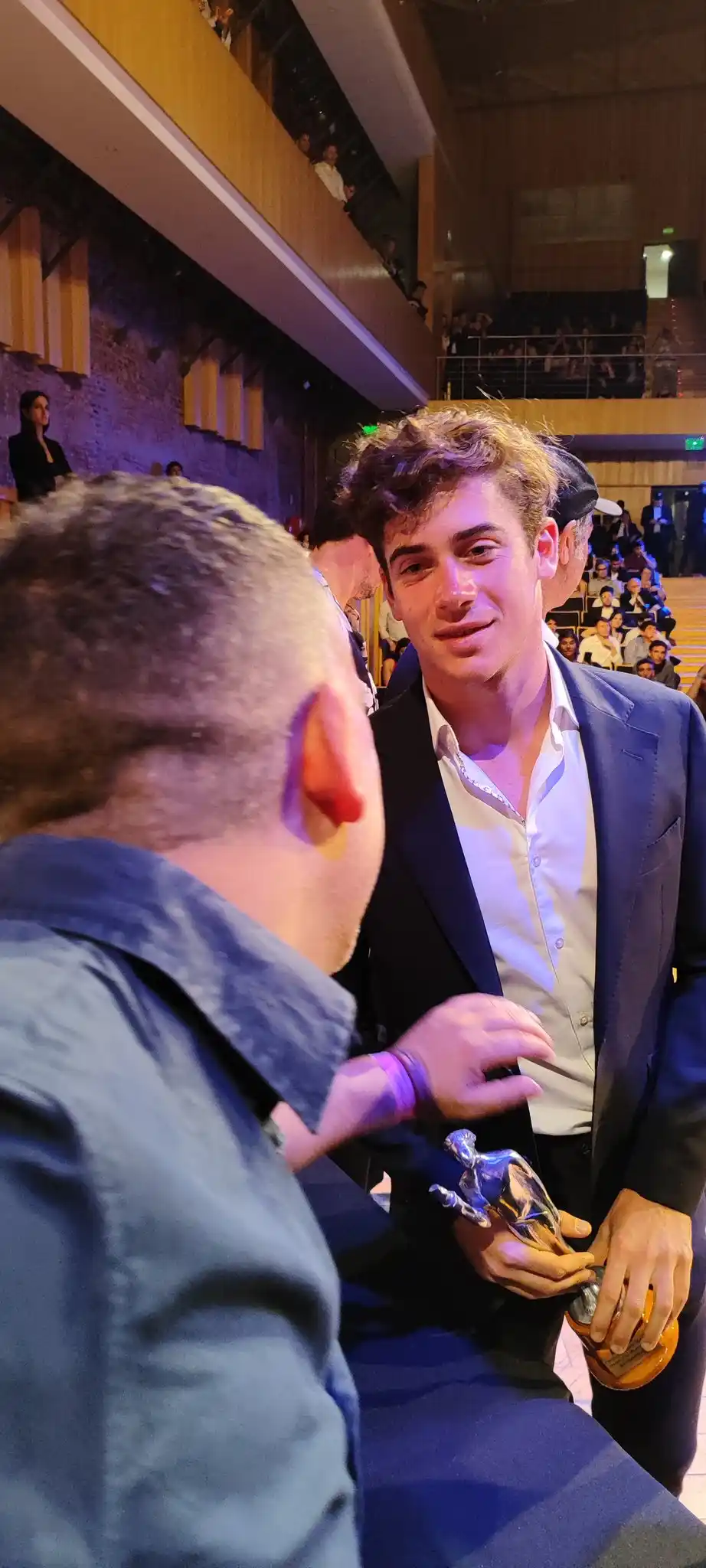 Colapinto se llevó el Olimpia de Plata en automovilismo y el de Oro por mejor deportista junto a Emiliano Martínez.