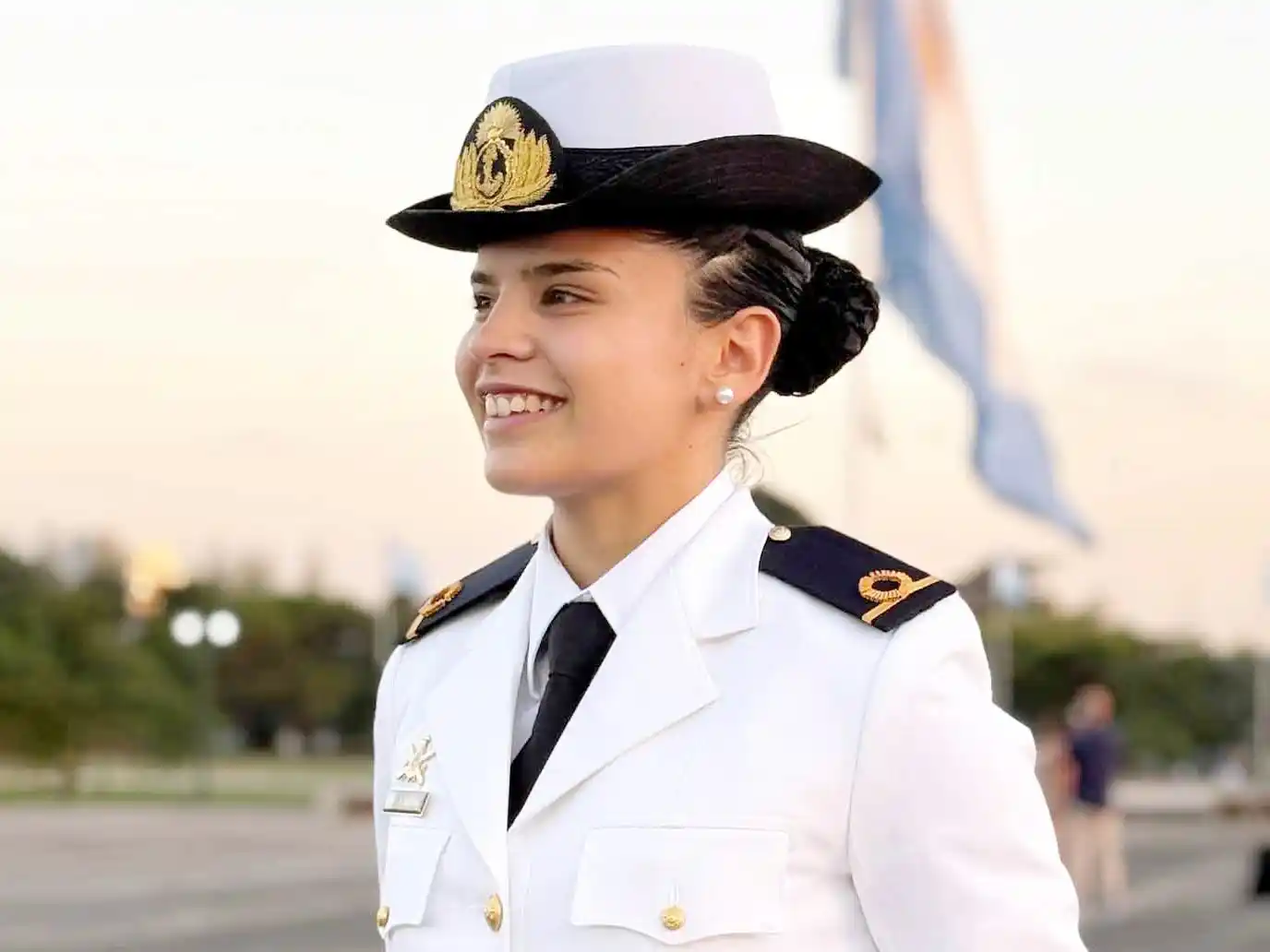 Primera mujer Infante de Marina en egresar con el mejor promedio de su promoción