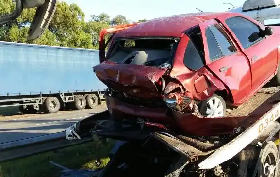 Trasladaron a Concepción del Uruguay a uno de los accidentados en la 14
