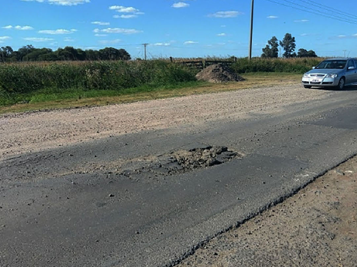 Pese al anuncio oficial, la ruta 158 sigue esperando la repavimentación 