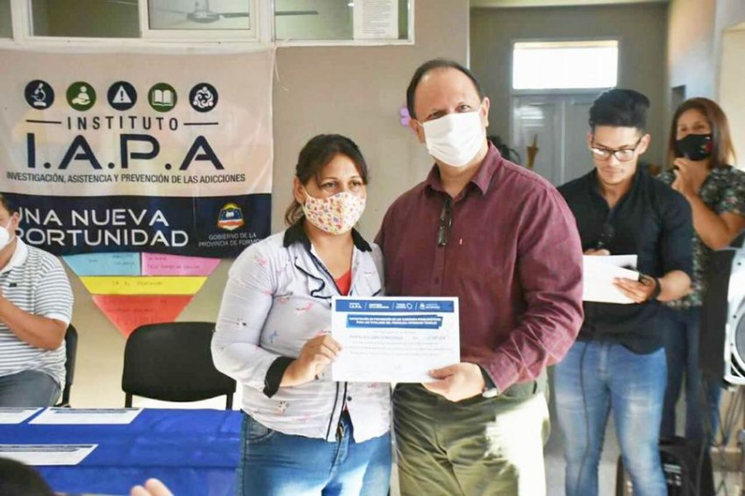 Entregaron certificados de curso sobre prevención de consumos problemáticos