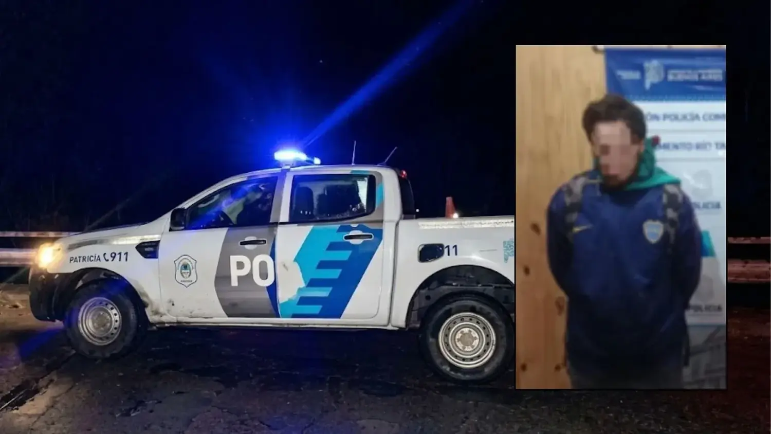 La Policía logró detener a uno de los delincuentes que asaltaron un micro en la Ruta 9.