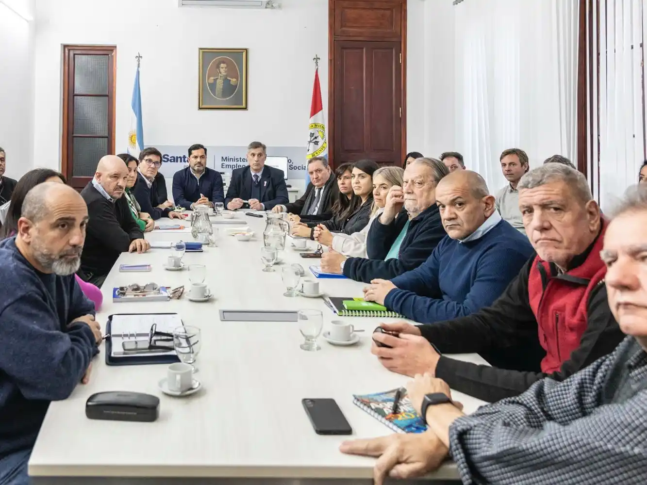 Gremios docentes se reunieron con la provincia por la paritaria.