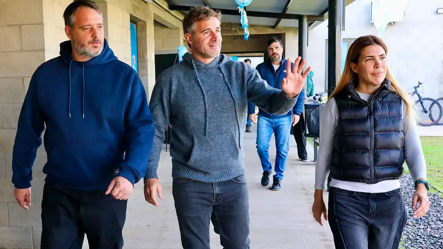 Achával, Laurent y Peralta participaron de las actividades.