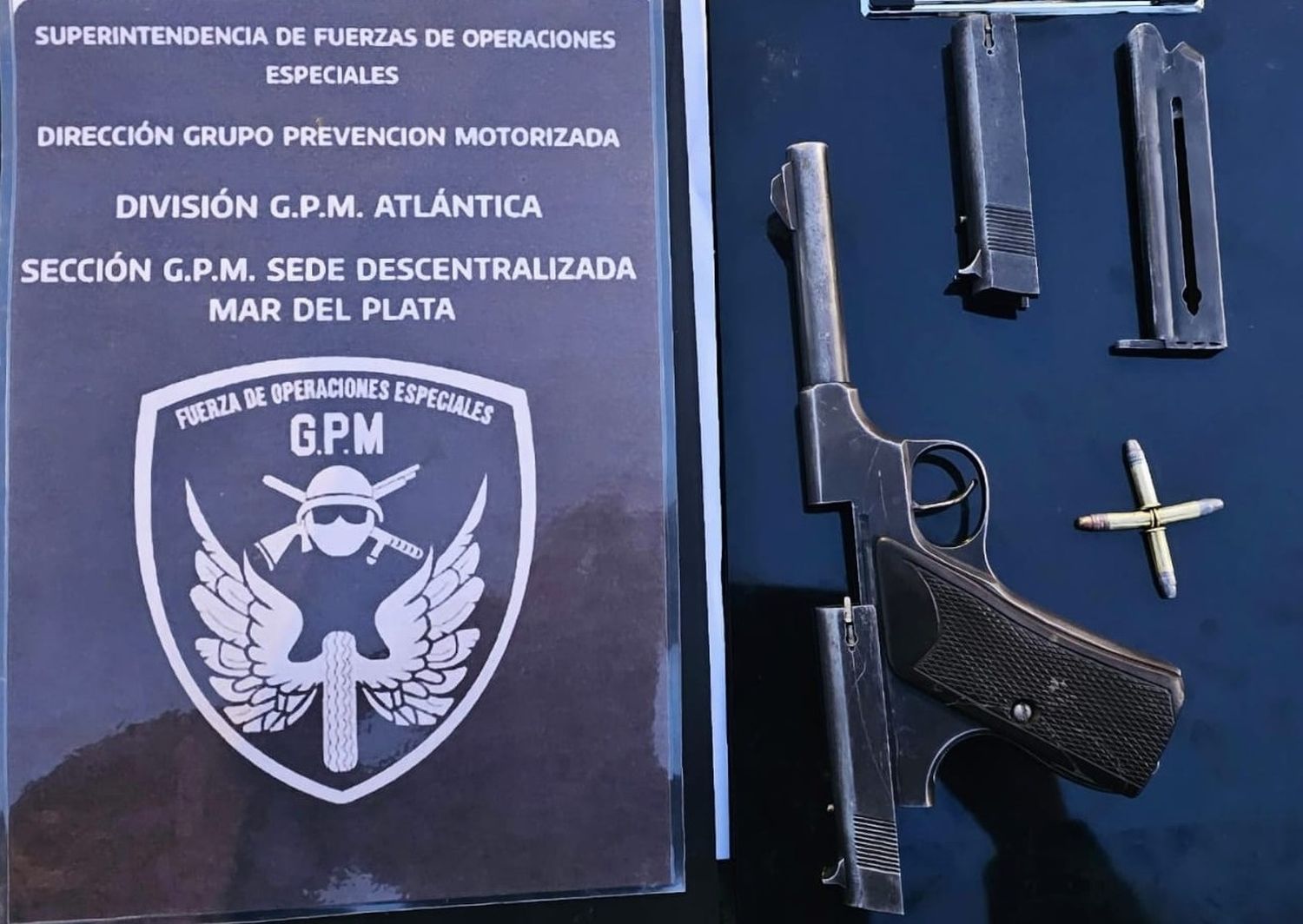 arma secuestrada