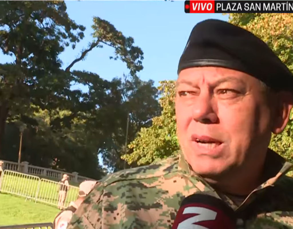 Veteranos de Malvinas no pudieron ingresar al Acto Oficial . Captura YouTube