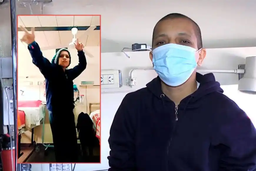 Mientras espera un trasplante de médula, se divierte con sus bailes en Tik-Tok