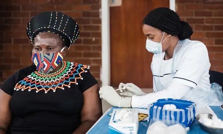 La vacunación en los países africanos está muy demorada.