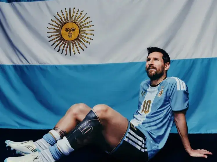 Presentación oficial de la acasac que  usará Messi en su despedida. Foto: Adidas