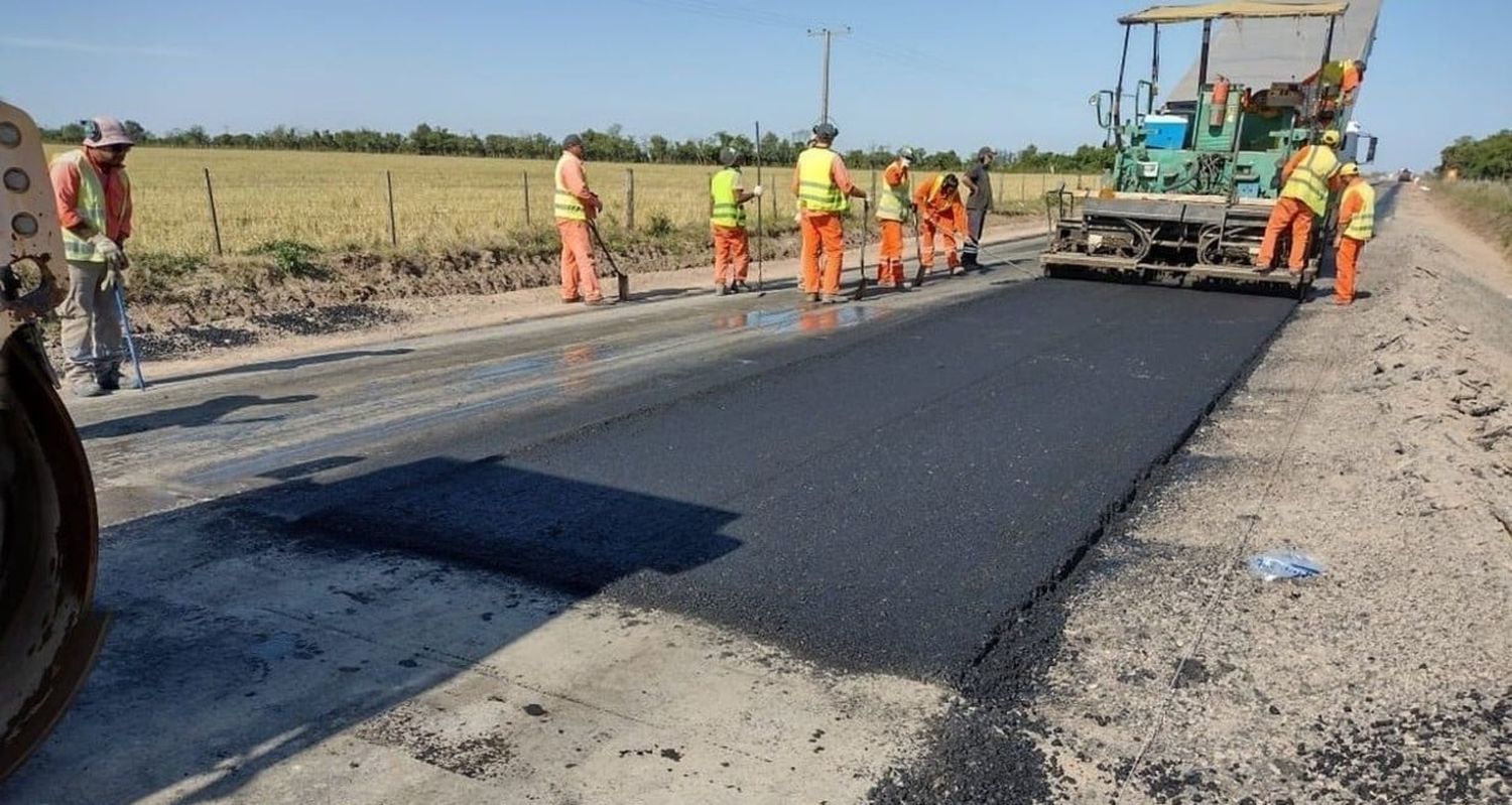 Fuerte inversión en rutas provinciales.