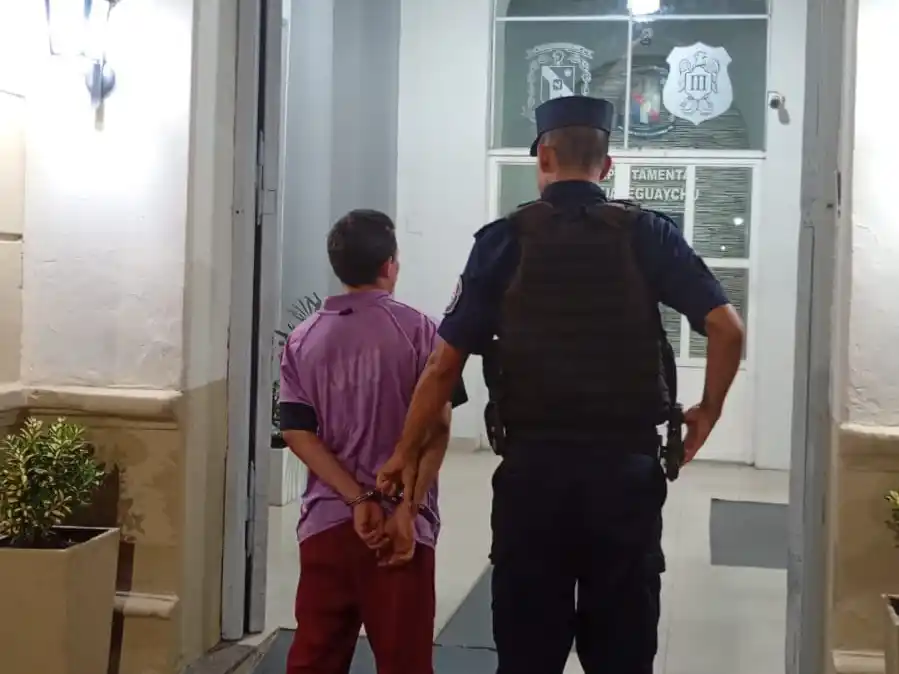 Detuvieron a un joven de 21 años para investigar dos hechos de hurto: había quedado captado por las cámaras de seguridad