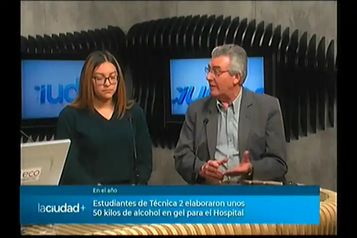 Estudiantes de Técnica 2 elaboraron alcohol en gel para el Hospital