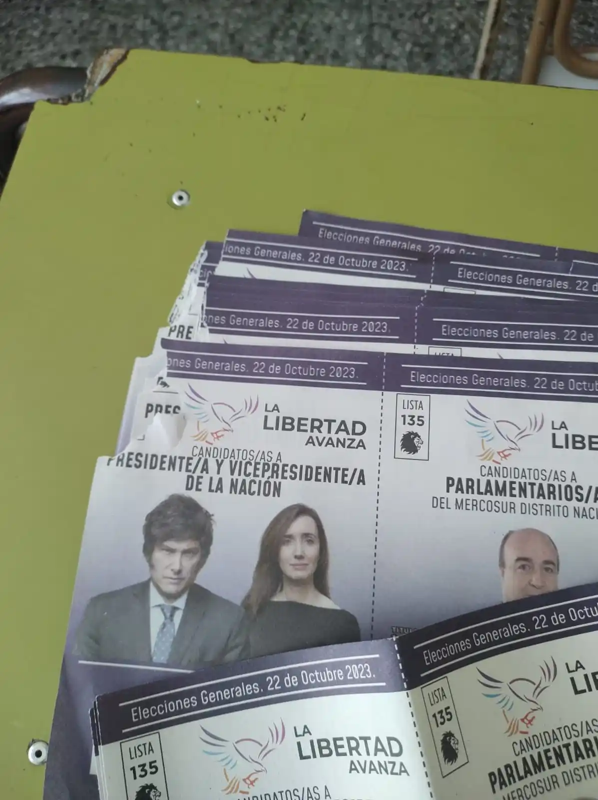 destrozos milei