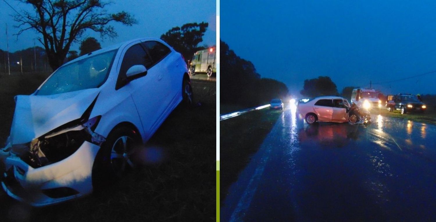 Violento accidente en el km 357 de la RN 8