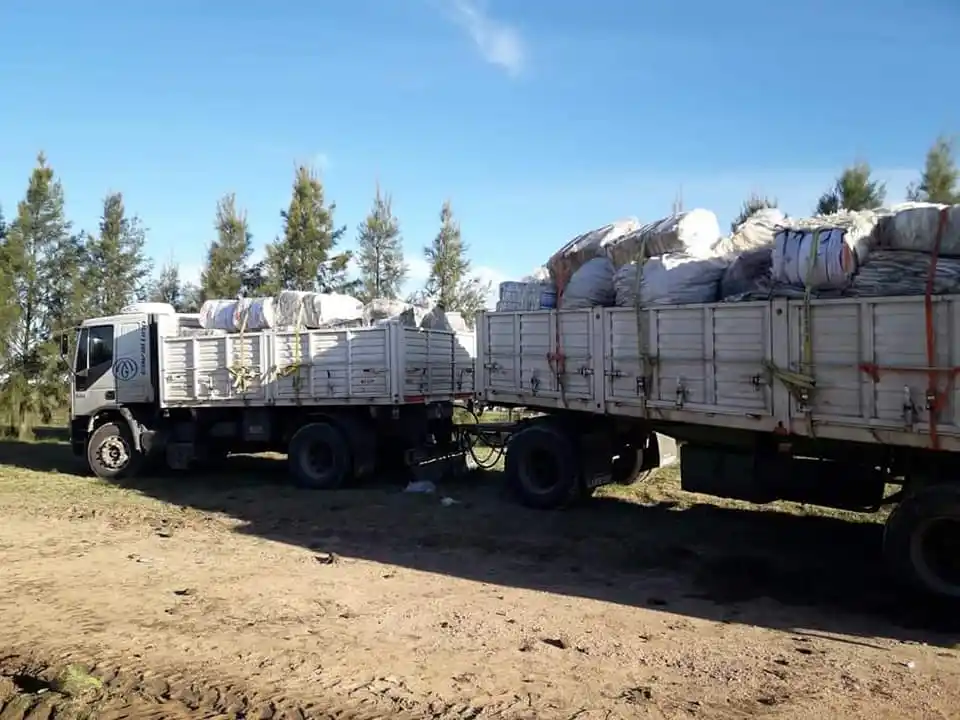 Galarza:se completaron cargamentos en la planta de reciclaje