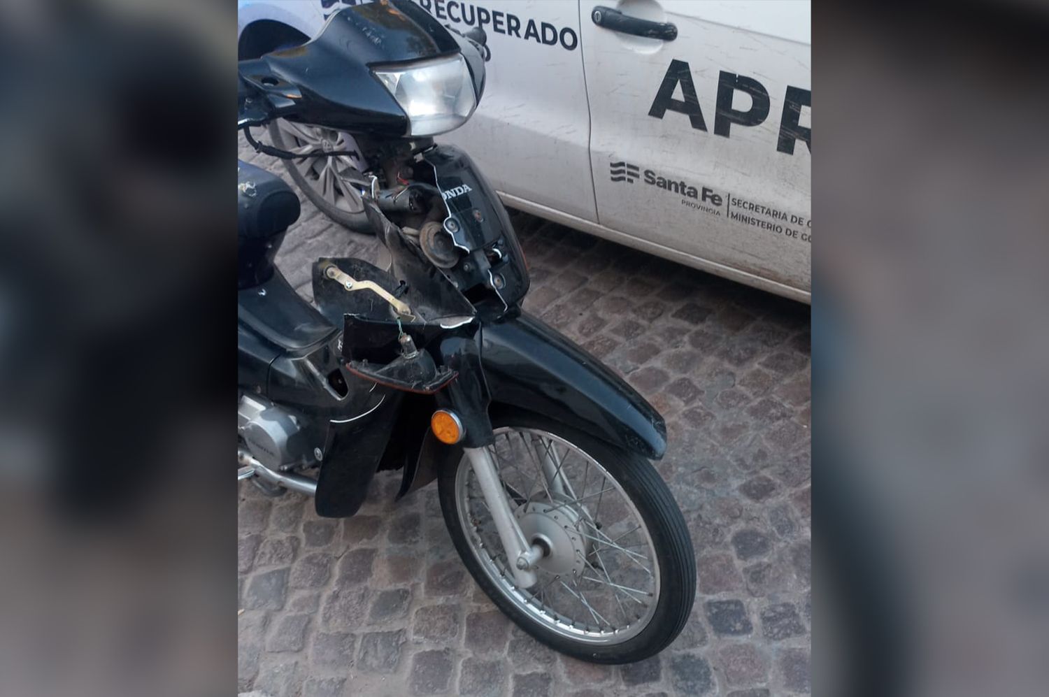 Recuperaron una moto robada y detuvieron a un menor tras un aviso a Ojos en Alerta
