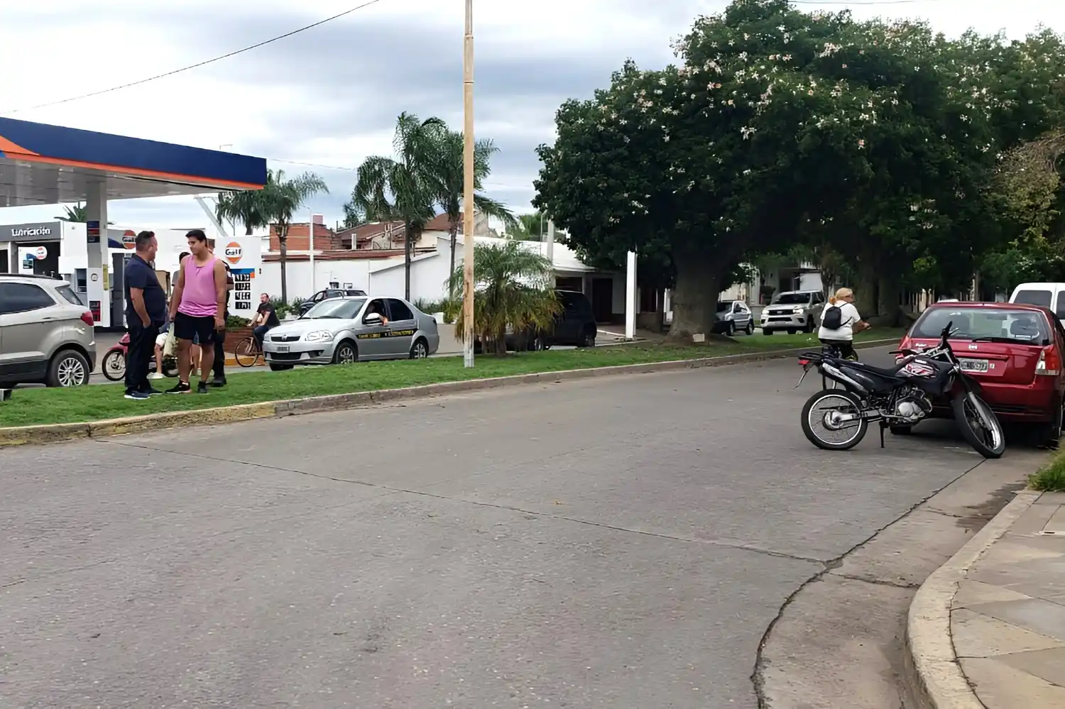 El choque ocurrió en 3 de Febrero y Sarmiento.