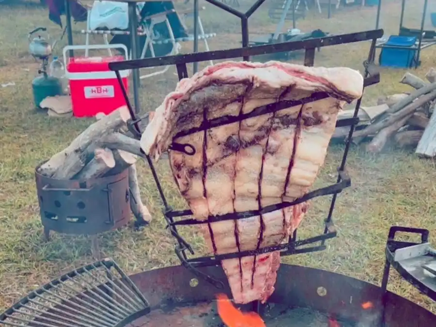 asado a la estaca