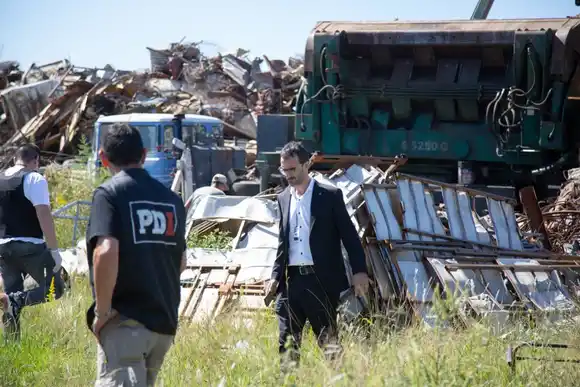 Allanaron desarmaderos y chatarrerías del departamento General López