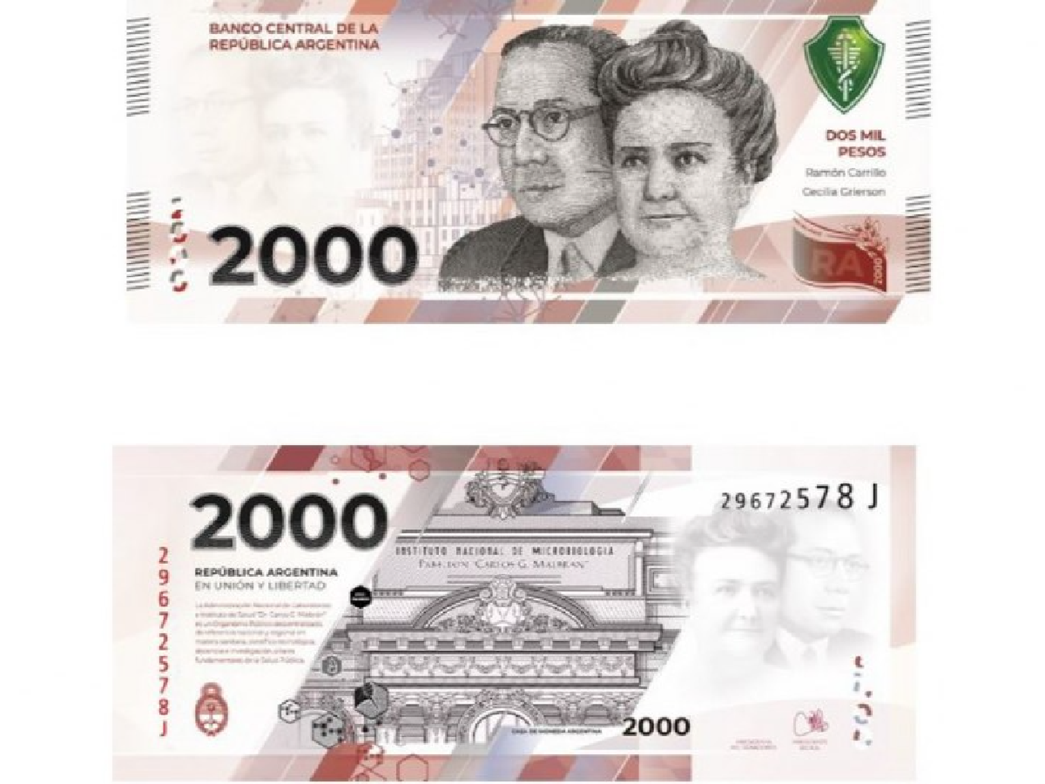 El Banco Central emitirá un billete de 2 mil pesos