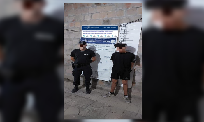 detenido por robo y violacion de domicilio - 1