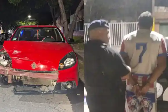 Cayó un automovilista que chocó a una moto, dejó dos heridos y se dio a la fuga