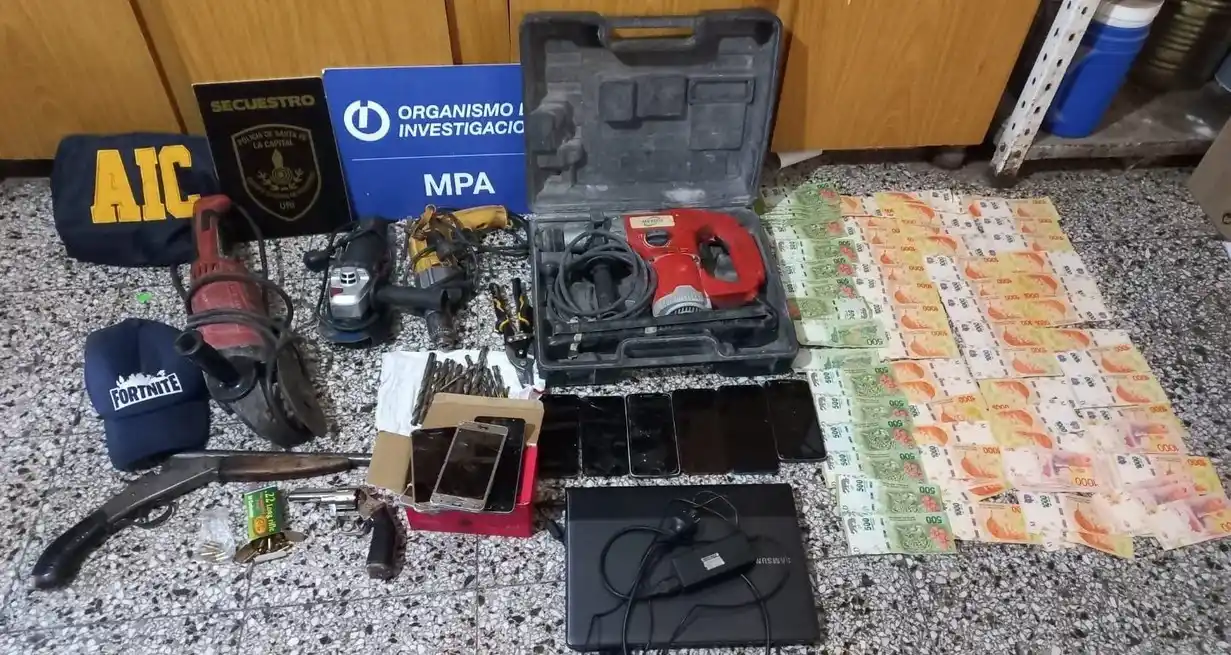 Detuvieron a los autores del millonario robo al Pago Fácil en Santa Fe