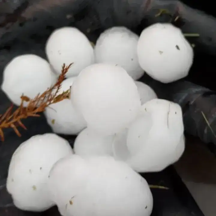 La tormenta dejó granizo, lluvia y ráfagas de casi 75 km/h en Rafaela - 4