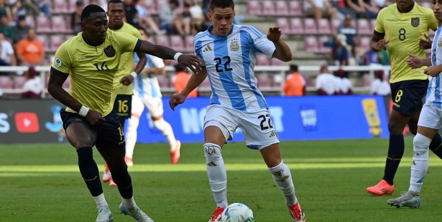 La selección argentina le ganó 2-1 a Chile y comenzó con el pie derecho en el Hexagonal Final del Sudamericano Sub 20