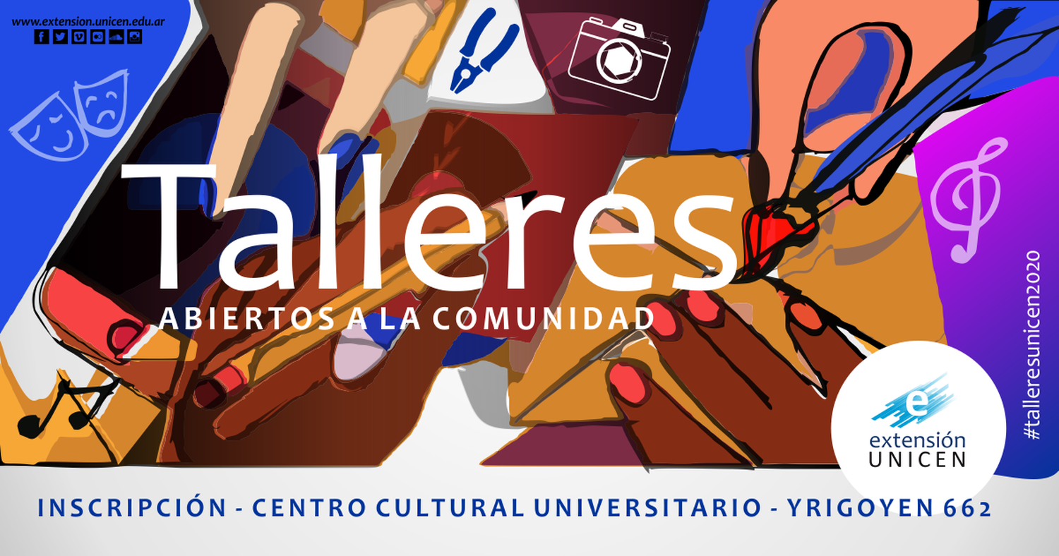Está abierta la inscripción a los talleres de Unicen abiertos a la comunidad