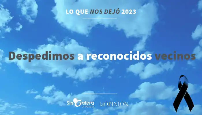 Esos son algunos de los sampedrinos que empezamos a extrañar en 2023.